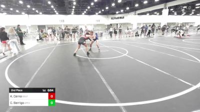 116 lbs 2nd Place - Kamila Cerna, Southwest Stallions WC vs Caterina Barriga, Apex Wr Ac
