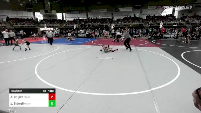 57 lbs Quarterfinal - Aurelius Trujillo, Pomona Elite vs Justin Bidwell, Mountain Grapplers WC