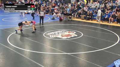 132 lbs Champ. Round 1 - Jacob Levin, Clarence vs Isaiah Harry, Lancaster
