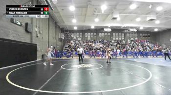 132 lbs Quarterfinal - Jordyn Fuentes, Firebaugh vs Silas Preciado, Edison