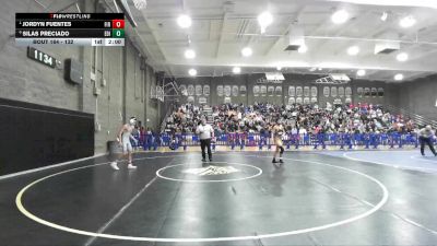 132 lbs Quarterfinal - Jordyn Fuentes, Firebaugh vs Silas Preciado, Edison