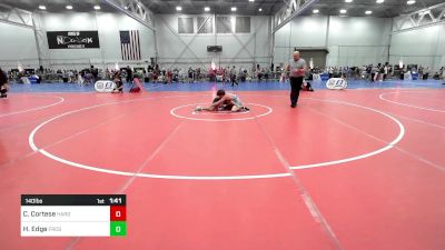 140 lbs Consi Of 8 #1 - Coby Cortese, Hard Rock vs Hunter Edge, Frost Gang