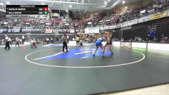 235 lbs Champ. Round 1 - Ella White, Chaparral HS vs Natalie Minor, Fredonia Hs