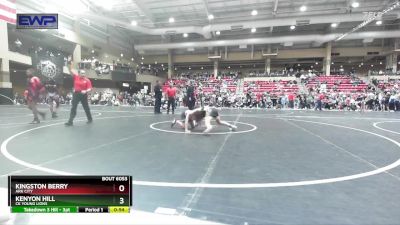 100 lbs Cons. Round 2 - Kenyon Hill, CK Young Lions vs Kingston Berry, Ark City