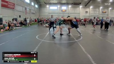 285 lbs Round 4 (6 Team) - Max Richie, Full Circle Green vs Anthony Herron, Capital City WC