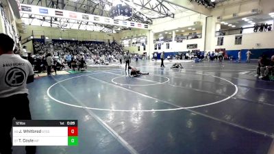 121 lbs Consi Of 16 #1 - Jon Whitbred, State College vs Tigh Coyle, Malvern Prep