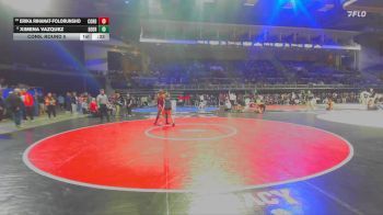 130 lbs Cons. Round 5 - Erika Rihanat-Folorunsho, Cordova vs Ximena Vazquez, Del Oro