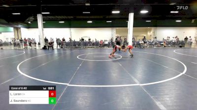 90 lbs Consi Of 8 #2 - Luke Loren, CA vs Jacob Saunders, MO