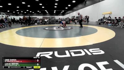 119 lbs Placement Matches (8 Team) - Lucas Reeves, Elite Athletic Club vs Jake Garza, DC Wrestling Academy