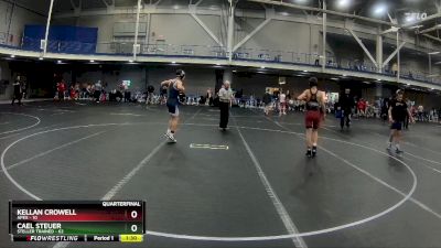 100-105 lbs Quarterfinal - Kellan Crowell, Apex vs Cael Steuer, Steller Trained