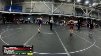 100-105 lbs Quarterfinal - Kellan Crowell, Apex vs Cael Steuer, Steller Trained