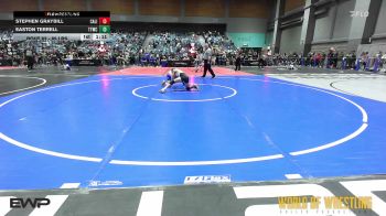 85 lbs Semifinal - Stephen Graybill, California Grapplers vs Easton Terrell, Team Tulsa Wrestling Club