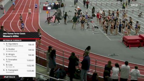 Women's 400m Open, Finals 7