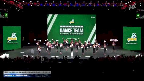 Temple University [2026 Division IA Dance - Game Day Semis] 2026 UCA & UDA College Cheerleading and Dance Team National Championship