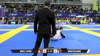 Sarah O'Callaghan vs Marie E. R. Guyon 2026 European Jiu-Jitsu IBJJF Championship