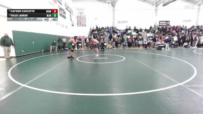 215 lbs 3rd Place - Cayden Caplette, RHAM vs Tulio Lemus, New London