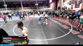 152 lbs Champ. Round 2 - Seth Martin, Post Falls vs Evan Henry, Deer Park