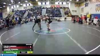 195 lbs Semifinals (8 Team) - Caleo Carrera, Palm Bay vs Connor Ferreira, Jensen Beach