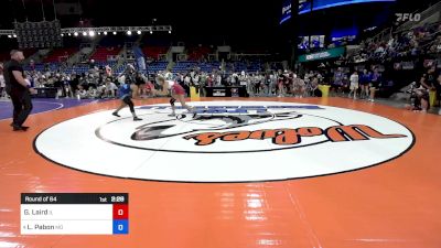 130 lbs Round Of 64 - Grace Laird, IL vs Lexy Pabon, MD