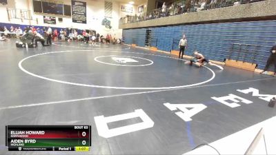 100 lbs Quarterfinal - Aiden Byrd, Highland vs Elijah Howard, Northwood