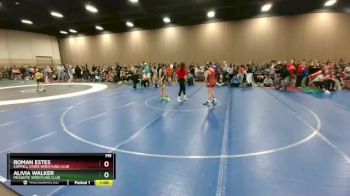 107-108 lbs Round 3 - Alivia Walker, Mesquite Wrestling Club vs Roman Estes, Coppell Stars Wrestling Club