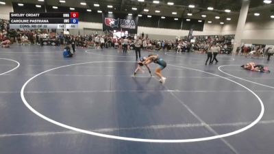 105 lbs Cons. Rd Of 32 - Shelby Croatt, Iowa vs Caroline Pastrana, Defiant Wrestling Club