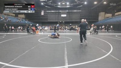 138 lbs Quarterfinal - Esperanza Almazan, Bellevue vs Camille Rainey, Texas Wesleyan