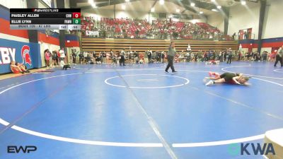 67 lbs Quarterfinal - Paisley Allen, Caney Valley Wrestling vs Ellie Lynn, Pawhuska Elks Takedown