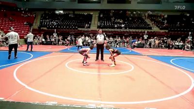 84 lbs Final - Bryson McQueen, HURRICANE WRESTLING ACADEMY vs Easton Graham, Owasso Takedown Club