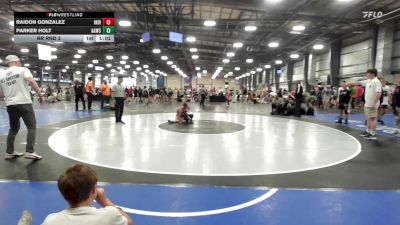 112 lbs Rr Rnd 3 - Raidon Gonzalez, Indiana Outlaws Gold vs Parker Holt, All-American Wrestling Club MS