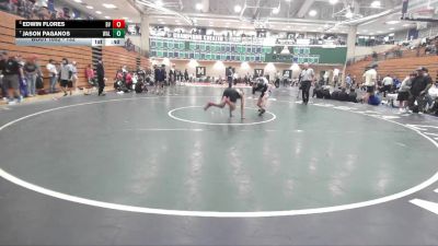 132 lbs 5th Place Match - Jason Paganos, Walnut vs Edwin Flores, Bonita Vista