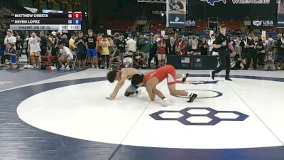 138 lbs Champ. Rd Of 32 - Matthew Orbeta, California vs Deven Lopez, Colorado