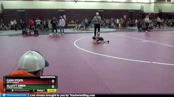 B-4 lbs Quarterfinal - Cash Stoos, Back 2 Basics vs Elliott Eiben, Junior Mustangs