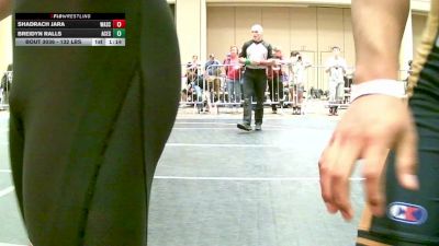 132 lbs Round Of 64 - Shadrach Jara, Wasco Yourh Wrestling vs Breidyn Ralls, Aces Wr Ac