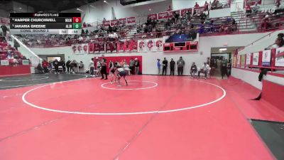 JH 102 lbs Cons. Round 5 - Harper Churchwell, Norman JH vs Jakaria Greene, ALTUS JH