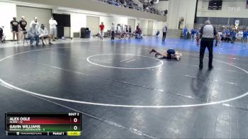 125 lbs Quarterfinals (8 Team) - Gavin Williams, Marshall/Lakeview/RTR vs Alex Ogle, HLWW