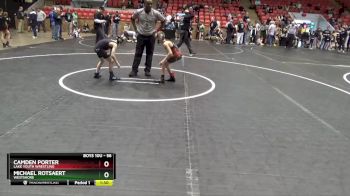 56 lbs Round 3 - Camden Porter, Lake Youth Wrestling vs Michael Rotsaert, Westshore