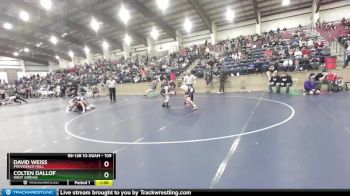 109 lbs Champ. Round 1 - David Weiss, Providence Hall vs Colten Dallof, West Jordan