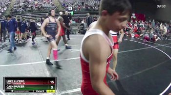 140 lbs Semis & 1st Wrestleback (8 Team) - Isaiah Joe Foster, Team Texas Blue vs Bryson Mccain, Idaho