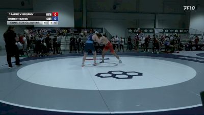 92 kg Cons. Sub-quarters - Patrick Brophy, Wolfpack RTC/ Titan Mercury Wrestling Club vs Robert Bates, Cardinal WC