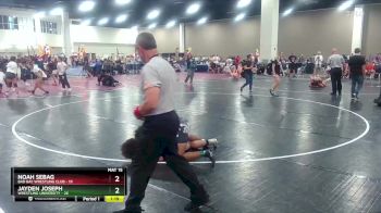 165 lbs Round 3 (10 Team) - Jayden Joseph, Wrestling University vs Noah Sebag, Bad Bay Wrestling Club