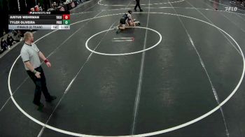 106 lbs Finals (8 Team) - Justus Wehrman, Tri County vs Tyler Oliveira, Pierce