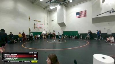 165 lbs Mikkel Klepp, Lovell High School vs Triffen Jolley, Rocky Mountain