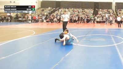 99-J lbs Consi Of 8 #2 - Blake Welch, Grit Mat Club vs Chase Angus, High Pace Wrestling Club