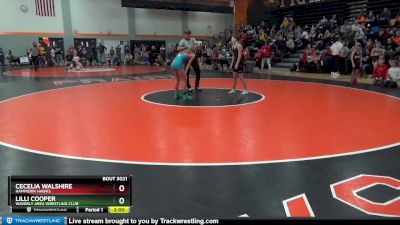 GJ-1 lbs Round 3 - Cecelia Walshire, Hammerin Hawks vs Lilli Cooper, Waverly Area Wrestling Club