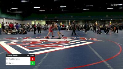 150 lbs Quarterfinal - Chase Van Hoven, VA vs Collin Gaj, PA