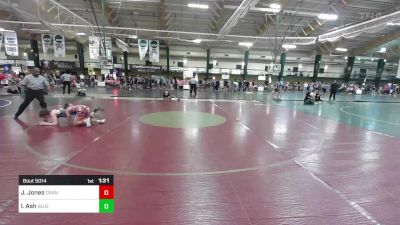 126 lbs Round Of 16 - Justin Jones, Orange vs Ian Ash, Blue Shell Wrestling Club