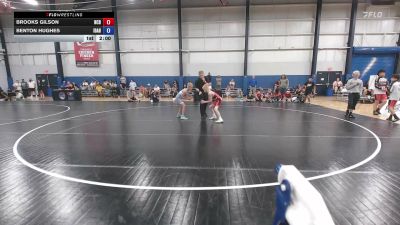 80 lbs Brooks Gilson, North Carolina Blue vs Benton Hughes, Idaho