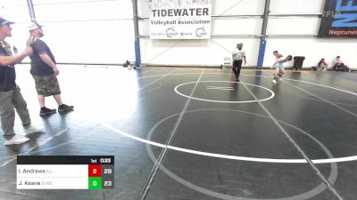 120 lbs Rr Rnd 3 - Isaiah Andrews, S.L.Y. Sniper vs Joe Keane, Shore Thing Sharks