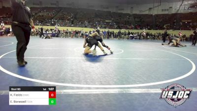 119 lbs Quarterfinal - Kaden Fields, D3 Wrestling Cluib vs Ethan Bonewell, Texas Elite Wrestling